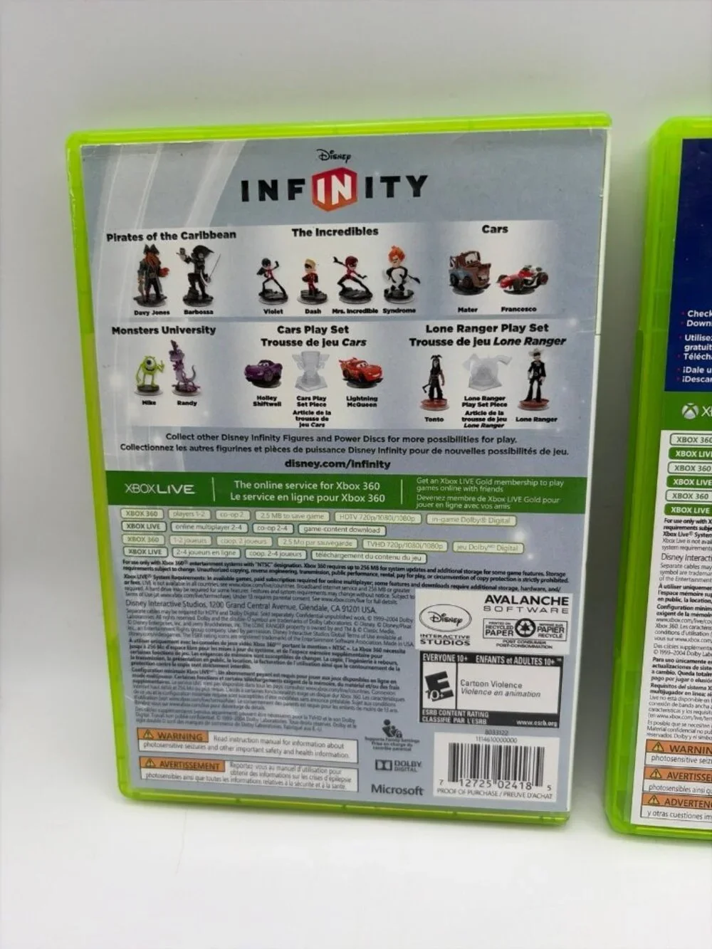 Disney Infinity Bundle 1.0 2.0 3.0  Xbox 360 Tested working